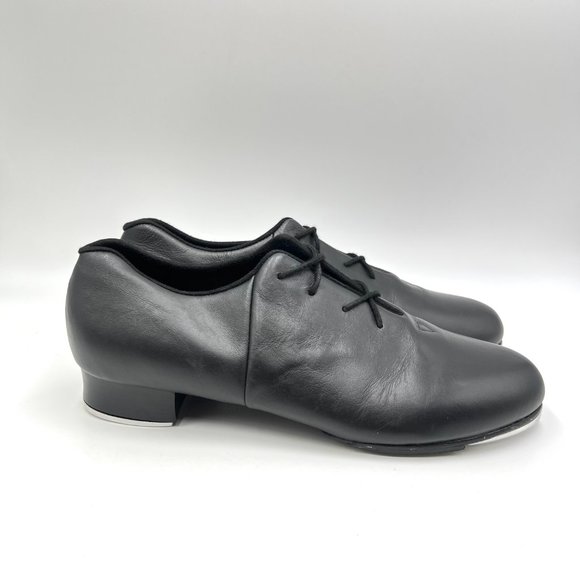 Bloch Women's Tap Flex Black Leather S0388L Split Sole Tap Dance Shoes 11.5 - Picture 1 of 12